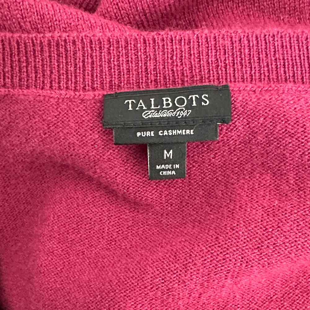 Talbots Cashmere Sweater - Picture 2 of 3